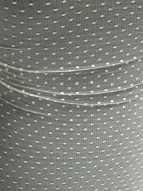 Tulle ivoire à pois - Madelaine (CF)