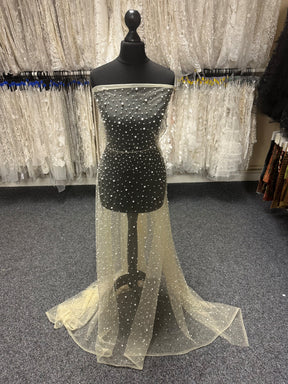 Tulle Perlé Champagne - Maki