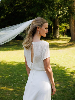 Dentelle Ivoire Perlée - Mallory