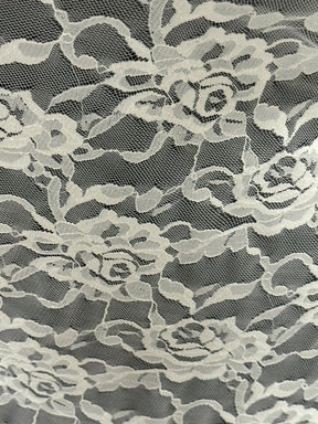 Dentelle extensible ivoire Raschel – Matina
