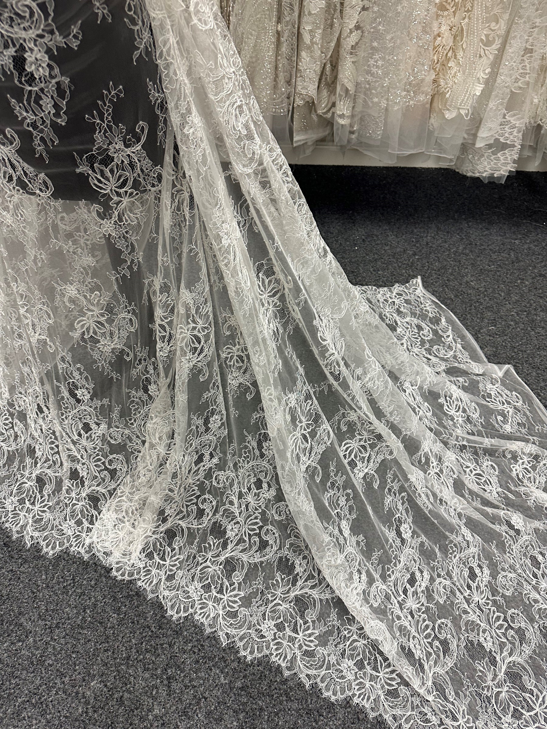 Dentelle cordée ivoire – Mercer