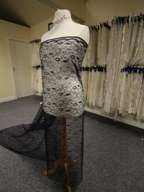 Dentelle cordée marine - Leanne