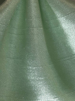 Dupion en satin de polyester menthe - Clarté