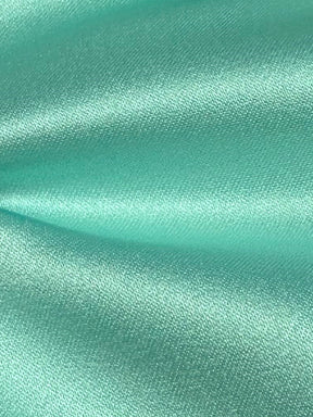 Satin de polyester menthe - Canada