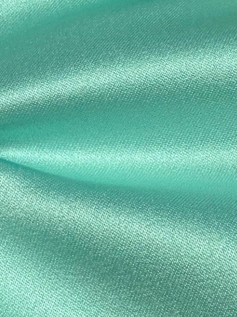Satin de polyester menthe - Canada