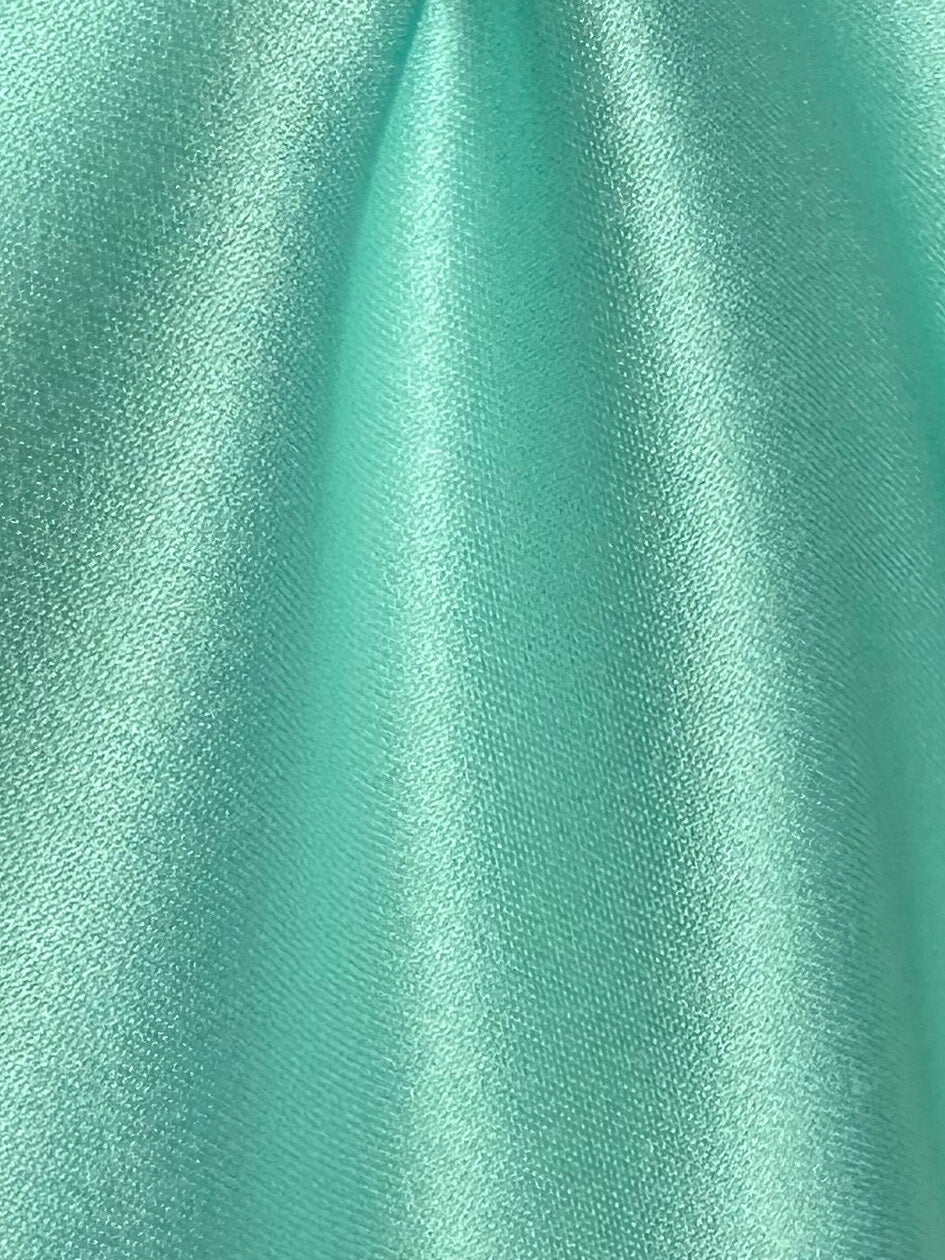 Satin de polyester menthe - Canada