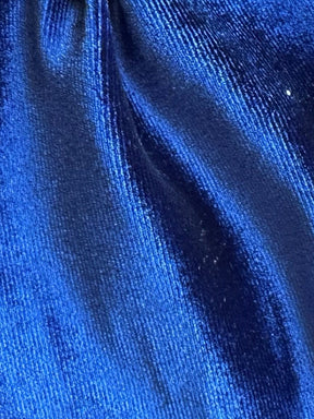 Navy Stretch Silk Velvet - Cozy