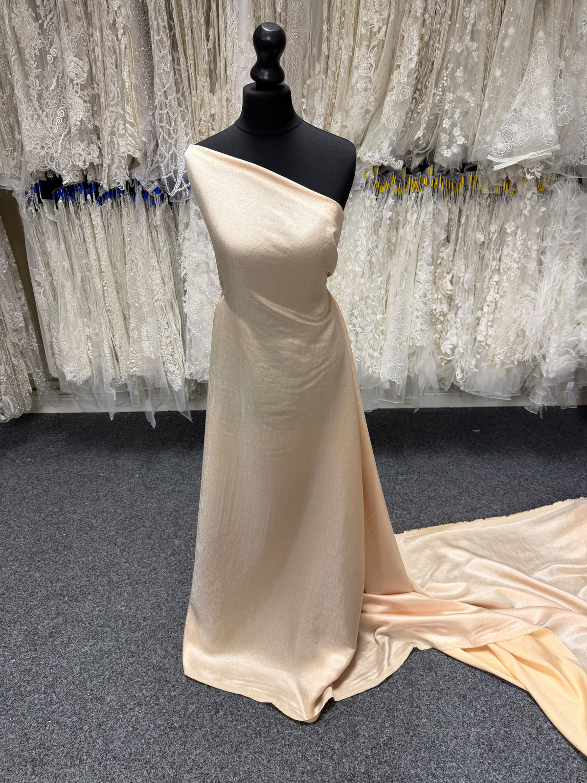 Nude Viscose Blend Fabric  - Ferrari