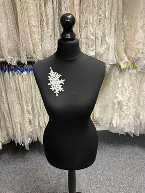 Applique en dentelle cordée ivoire - Optimisme