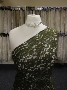 Dentelle cordon olive - Shannon