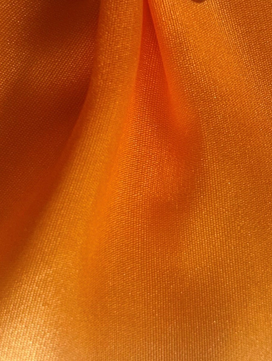 Taffetas de polyester orange - Valse