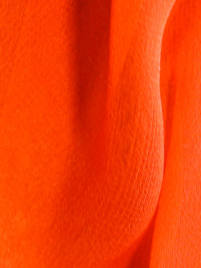 Mousseline de Soie Orange - Tempête