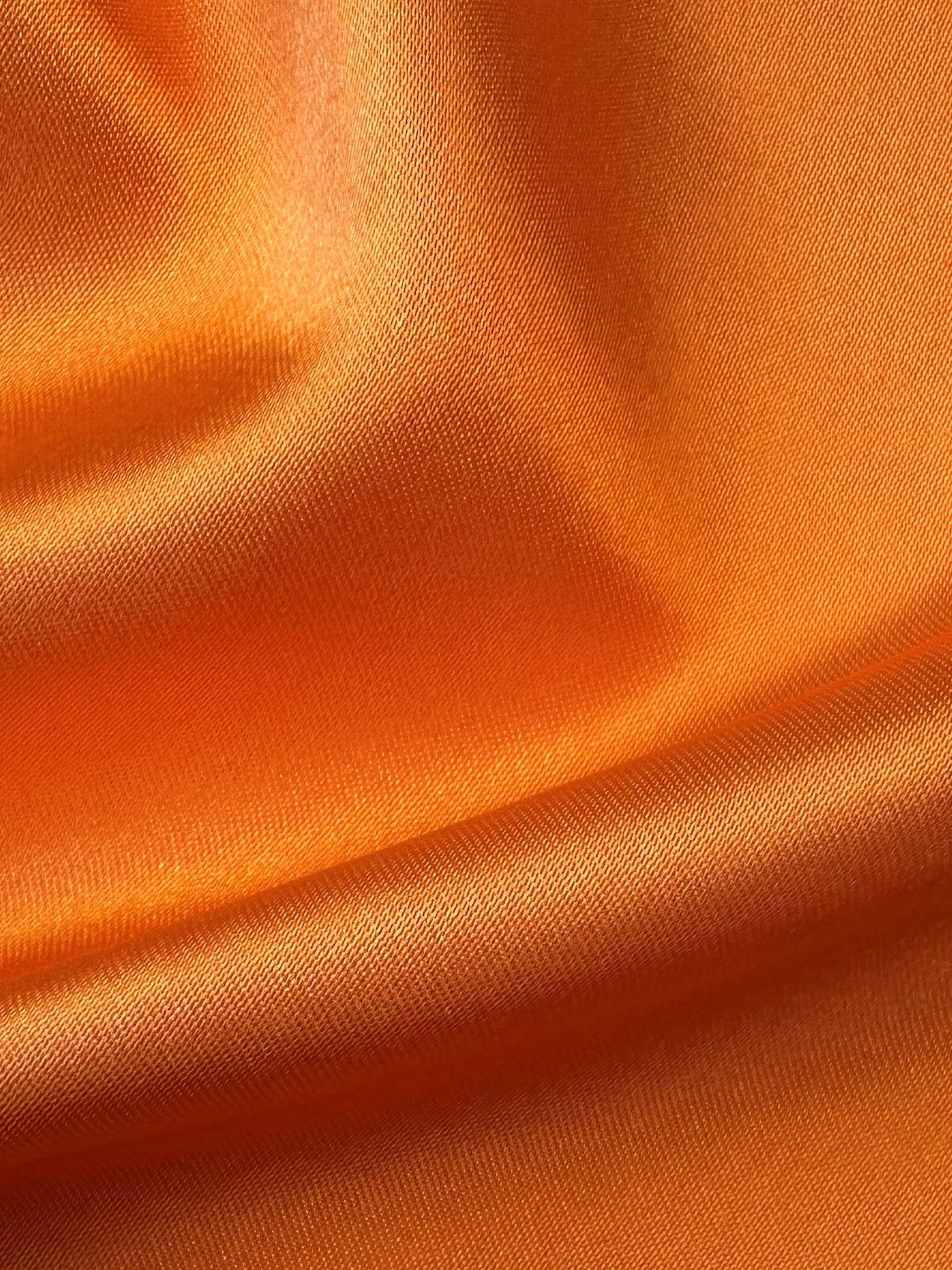 Orange Polyester Satin - Family
