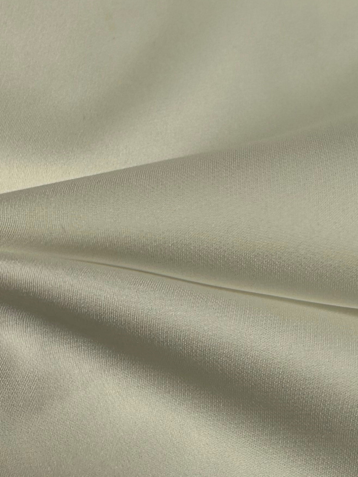 Ivory Polyester Satin - Orongo