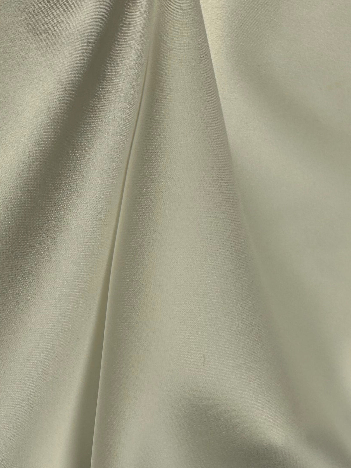 Ivory Polyester Satin - Orongo