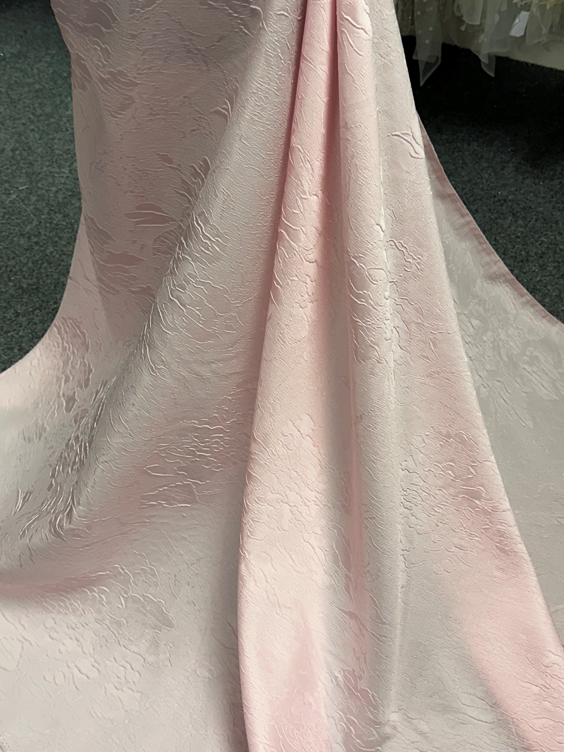 Jacquard cloqué rose - Outcome