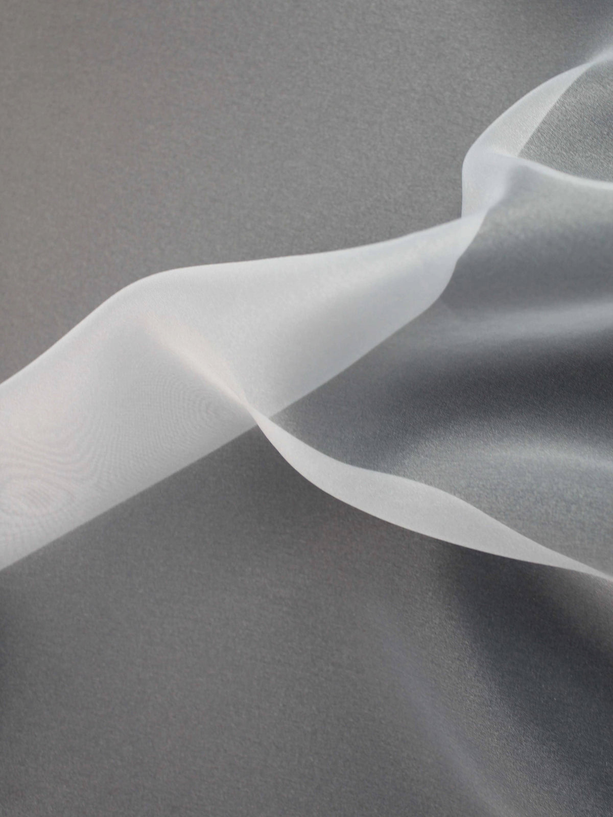 Organza blanc en polyorganza - P150