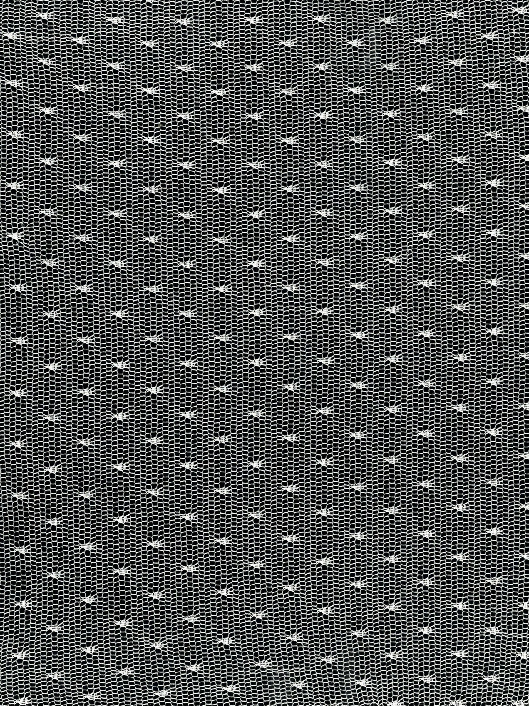 Tulle tissé à pois ivoire - P17