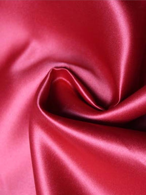 Satin Duchesse Rouge Polyester - Paysage (P40)