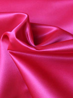 Satin duchesse en polyester cerise - P42