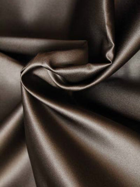 Satin duchesse en polyester chocolat - P42