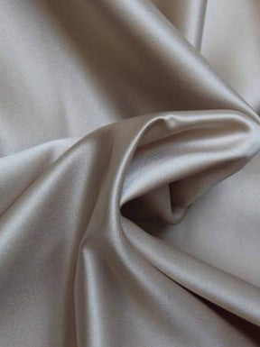 Satin duchesse en polyester couleur café - P42