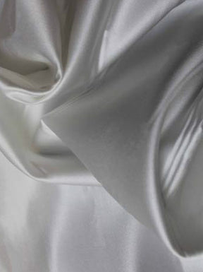 Pale Ivory Polyester Duchess Satin - P42