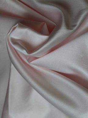 Satin duchesse en polyester rose pâle - P42
