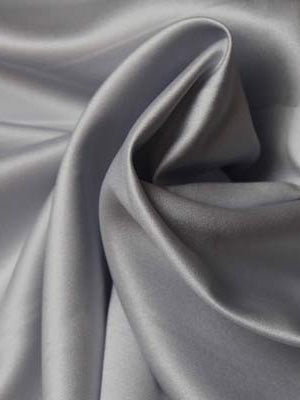 Silver Polyester Duchess Satin - P42