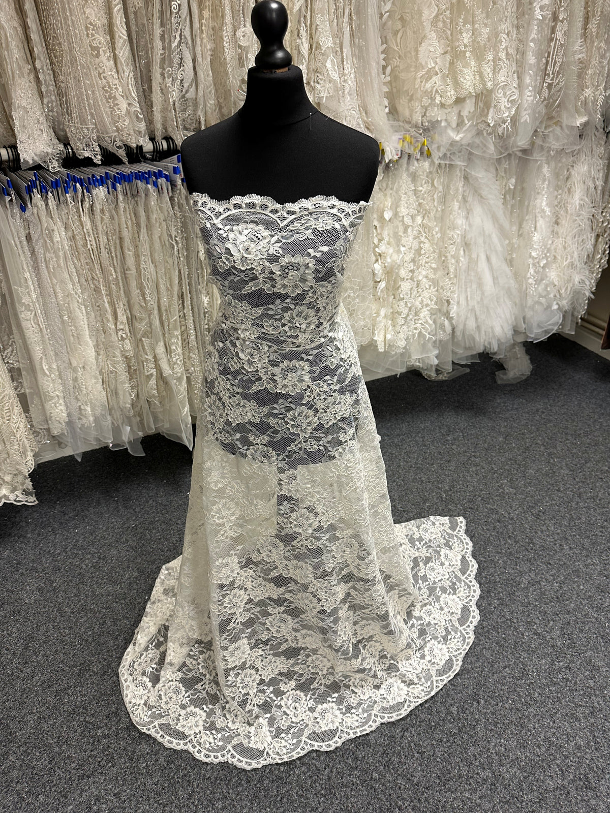 Ivory Corded Lace - P442