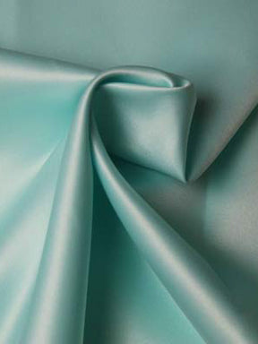 Satin duchesse léger en polyester Aqua - P44