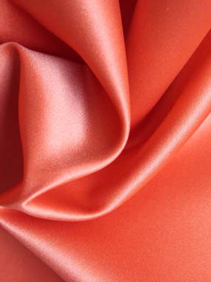 Burnt Orange Polyester Lightweight Duchess Satin - P44