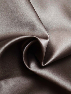 Chocolate Polyester Lightweight Duchess Satin - P44
