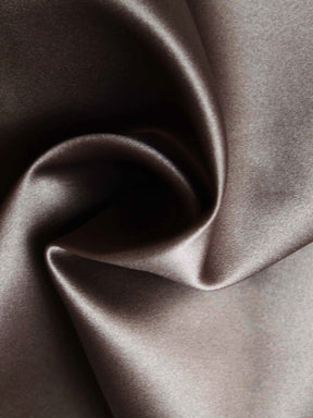Chocolate Polyester Lightweight Duchess Satin - P44