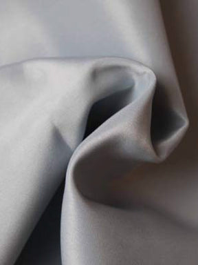 Satin duchesse léger en polyester bleu œuf de canard - P44