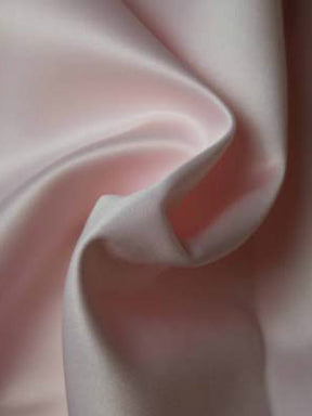 Pale Pink Polyester Lightweight Duchess Satin - P44
