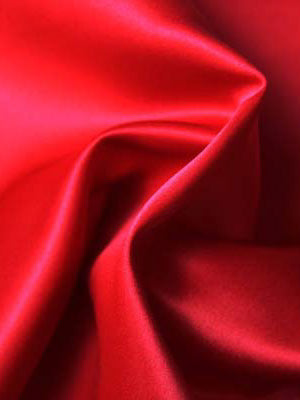 Red Polyester Lightweight Duchess Satin - P44