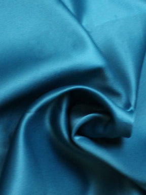 Satin duchesse léger en polyester bleu sarcelle - P44