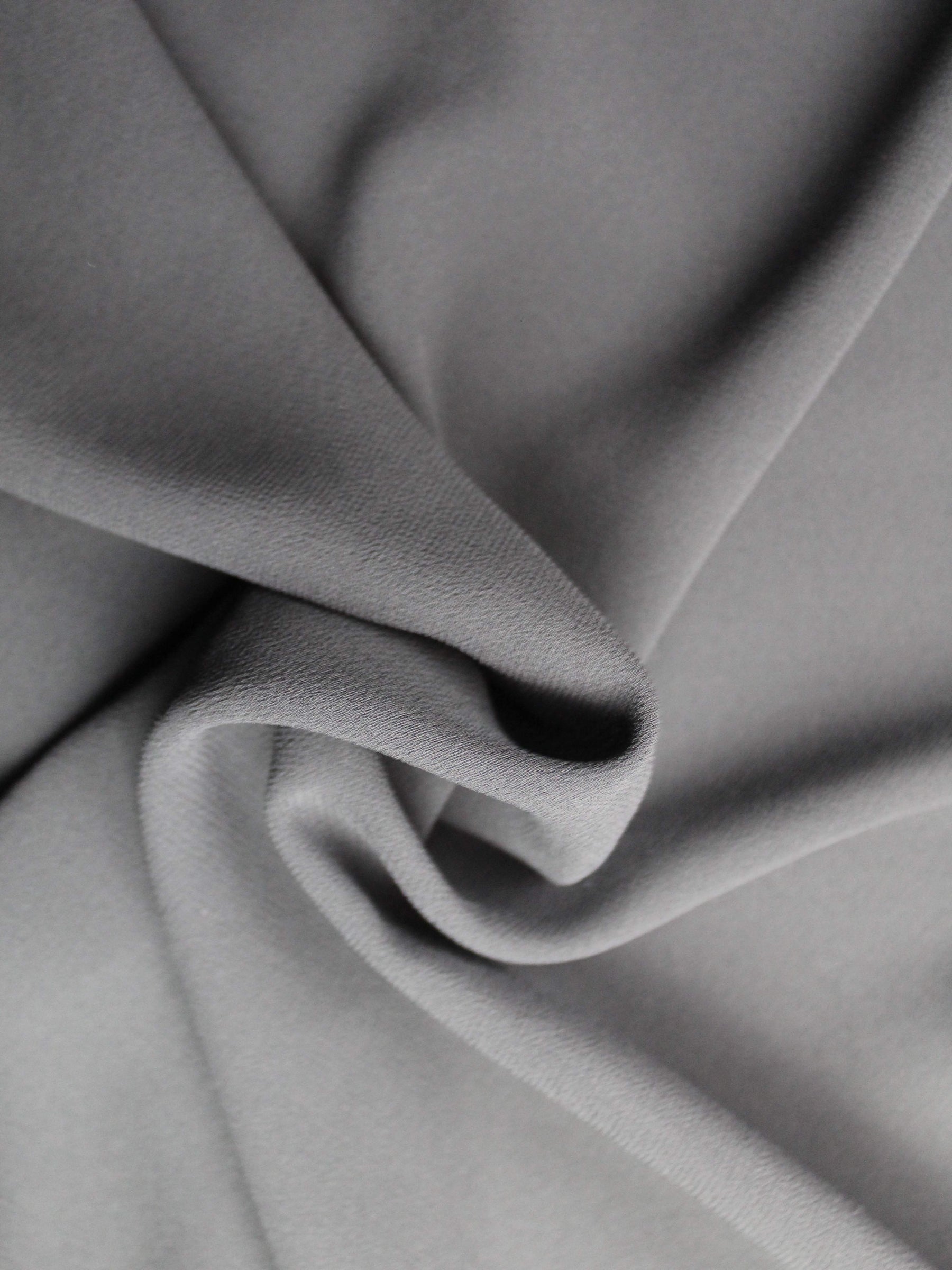 Georgette Polyester Noir - Silhouette