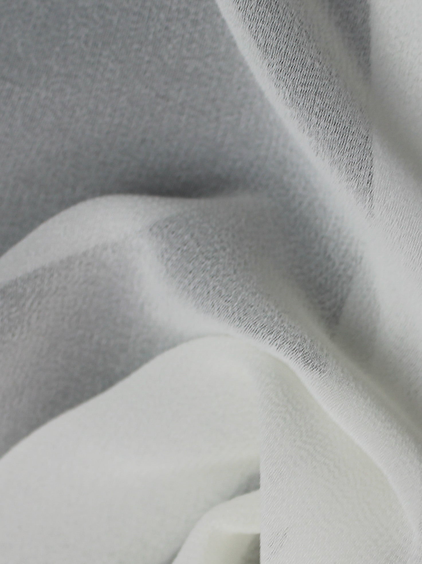 Georgette Polyester Noir - Silhouette