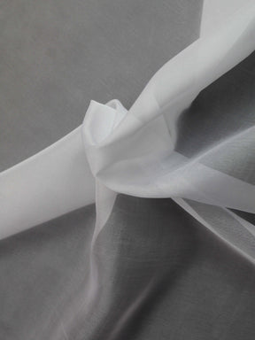 Organza polyester blanc - P49