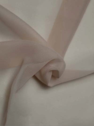 Mousseline de polyester rose foncé - P58