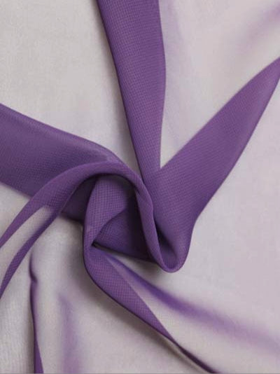 Mousseline de polyester violette - P58