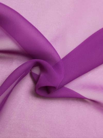 Mousseline de polyester violette - P58
