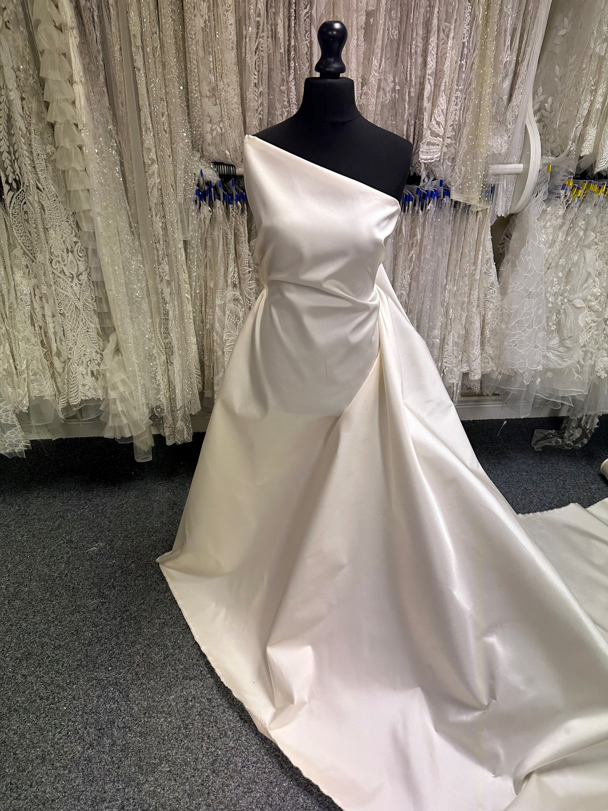 Mikado en mélange de soie ivoire - P596