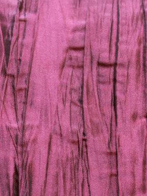 Wine/Black Crushed Dark 3 Tone Taffeta - P609
