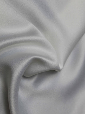 Crêpe satinée ivoire en polyester - P60