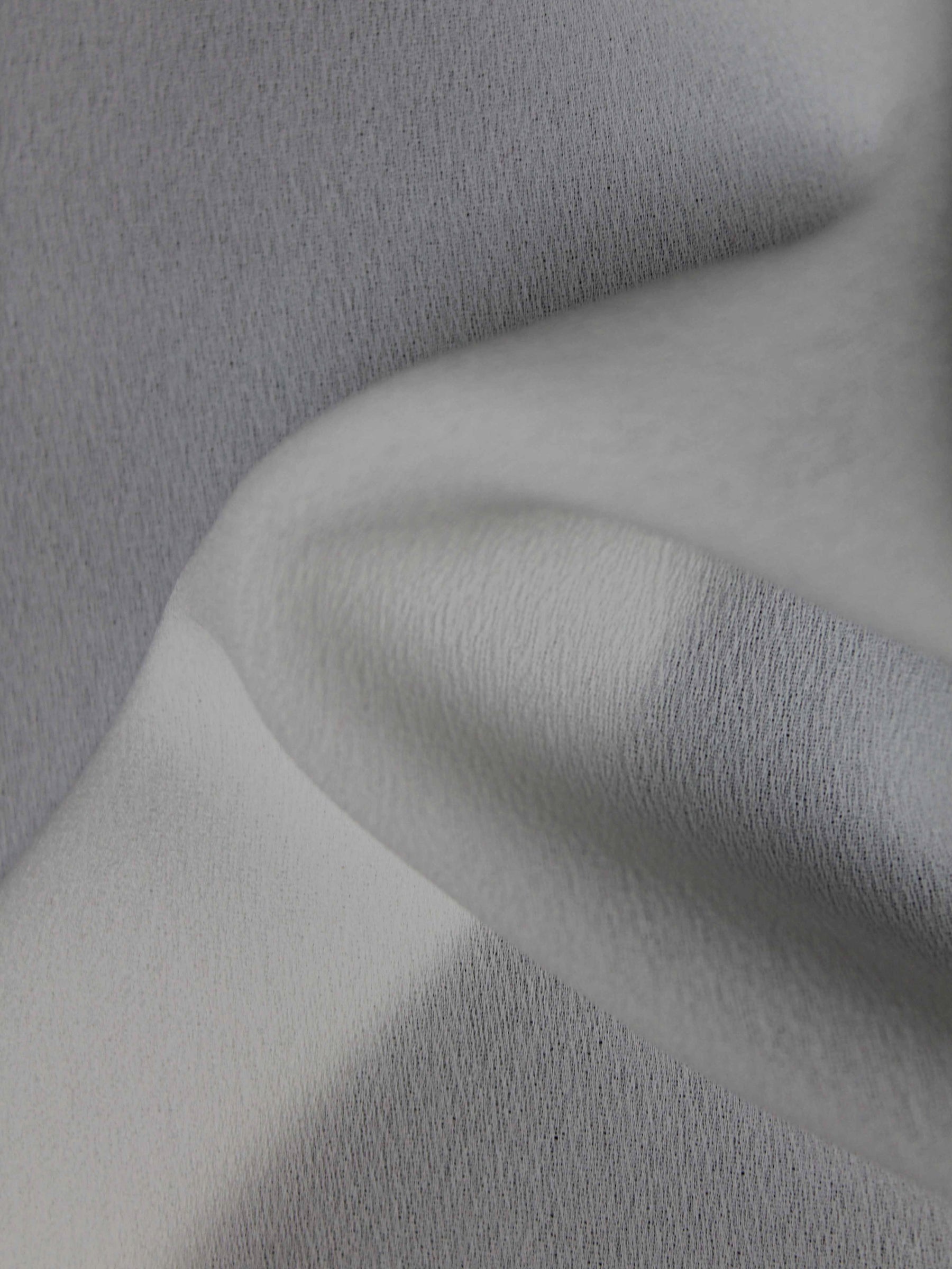 Crêpe Georgette blanc - P62