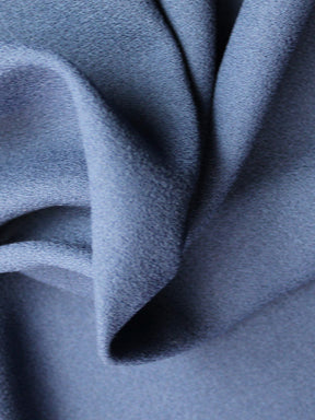 Crêpe de laine italienne bleu marine - P640
