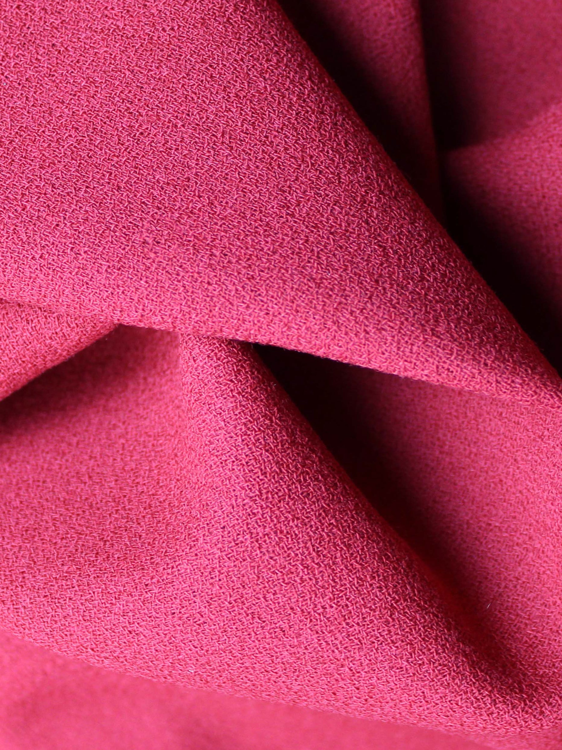 Crêpe de laine italienne - Lie de vin - P640